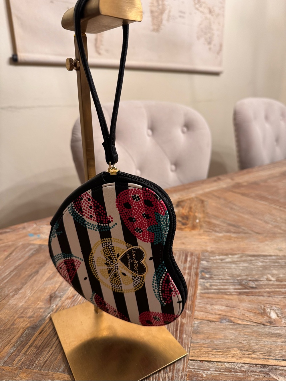 Betsey Johnson Heart Wristlet